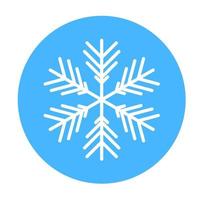 icono de copo de nieve de invierno vectorial. ilustración para web vector