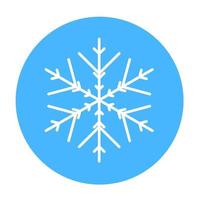 Vector  winter snowflake icon. illustration for web