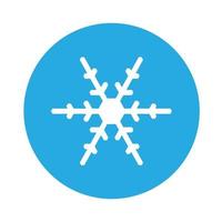 Vector  winter snowflake icon. illustration for web