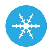 Vector  winter snowflake icon. illustration for web