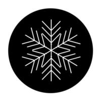 icono de copo de nieve de invierno vectorial. ilustración para web vector