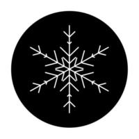 Vector  winter snowflake icon. illustration for web