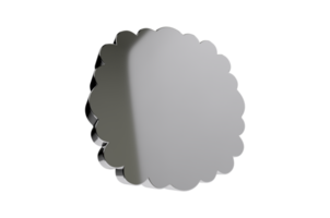 3D Geometric Shape, Banner, Icon, Badge, Label PNG Transparent Background