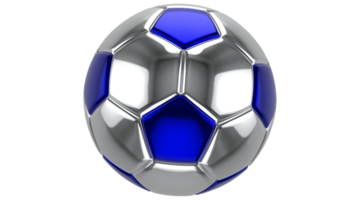 Soccer ball isolated on transparent background PNG 3d rendering