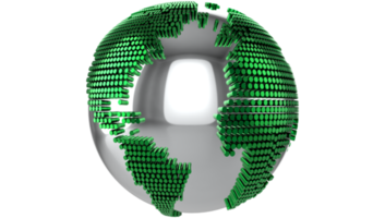 3d world map globe Transparent PNG