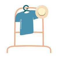 flea market clothes vector