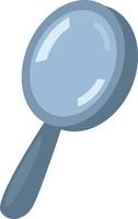 Small magnifier, illustration, vector on white background.