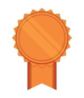 rosette prize award vector