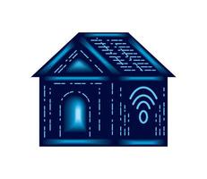 smart home connection vector