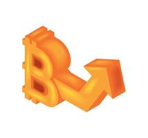 bitcoin virtual cryptocurrency vector