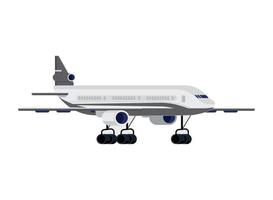 icono de transporte de avión vector