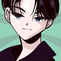 anime boy avatar 11484429 Vector Art at Vecteezy