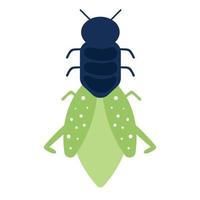 bug cartoon icon vector