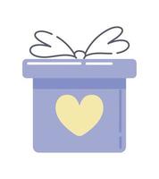 charity gift box vector