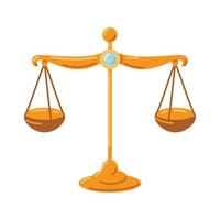 scale for justice vector