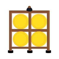 korean game in wooden vector