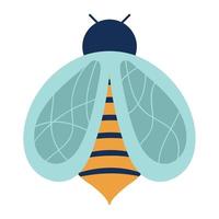 icono de bicho de abeja vector