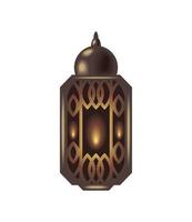 arabic lamp icon vector