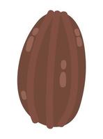 icono de nuez de cacao vector