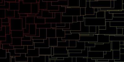 Dark Green, Red vector layout with lines, rectangles.