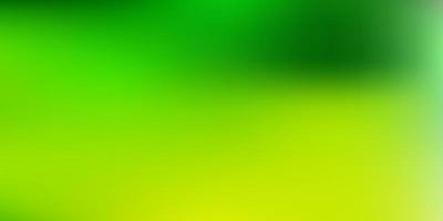 Light green, yellow vector gradient blur template.