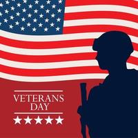 veterans day, honoring all who served vector