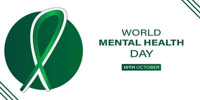 World mental health day background vector