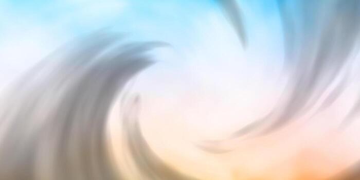 Light Blue, Yellow vector pattern with clouds.