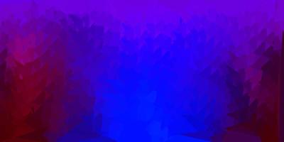 Dark blue, red vector gradient polygon design.