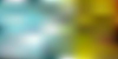 Light blue, yellow vector abstract blur backdrop.