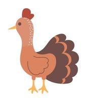 turkey bird icon vector