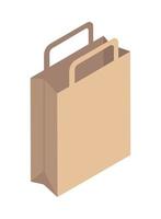 bolsa de compras vida sostenible vector