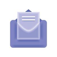 email social media vector