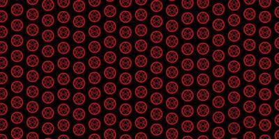 Dark Red vector backdrop with mystery symbols.