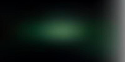 Dark green vector gradient blur drawing.