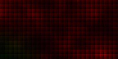 Dark Green, Red vector backdrop with rectangles.