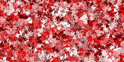 Light red vector pattern with polygonal shapes.