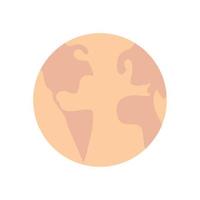 earth planet map vector