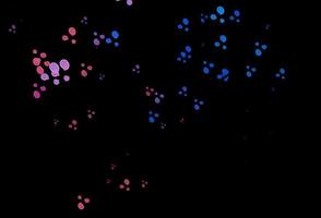 Dark Blue, Red vector template with bubble shapes.