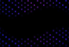 Dark Blue, Red vector background with rectangles, circles.