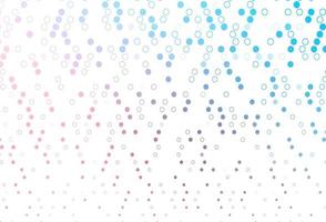 Light Blue, Red vector backdrop with dots.