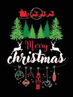 Christmas lettering typography apparel Vintages christmas tshirt design christmas merchandise designs vector