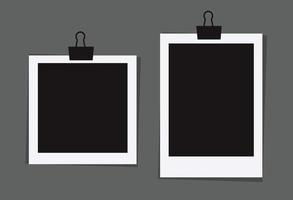 empty photo frame vector illustration