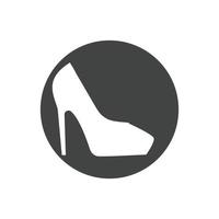 logotipo de tacones altos vector