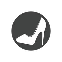 logotipo de tacones altos vector