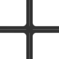 Crossroad intersection with marking top view. Highway part with crossing roads. Roadway element for city map vector