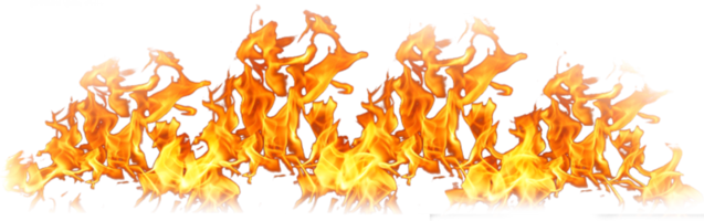 hot fire flames png