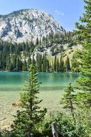 Beautiful Mountain Lake in Montana photo