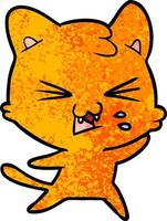 Vector cat character in cartoon style