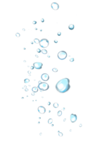 hand- getrokken water bubbel transparant achtergrond png